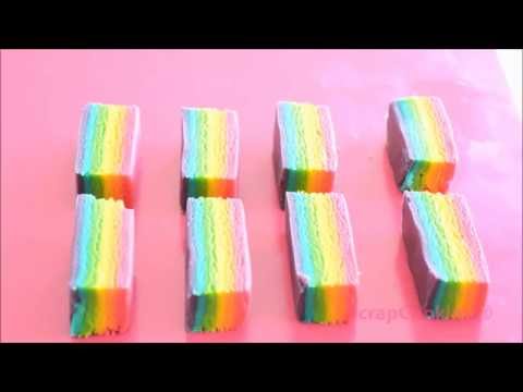 Vidéo : biscuits arc-en-ciel / rainbow cookies