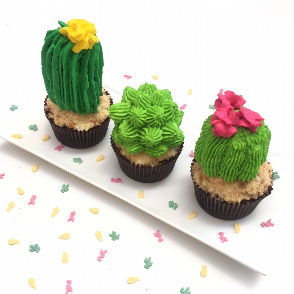 Cupcakes cactus