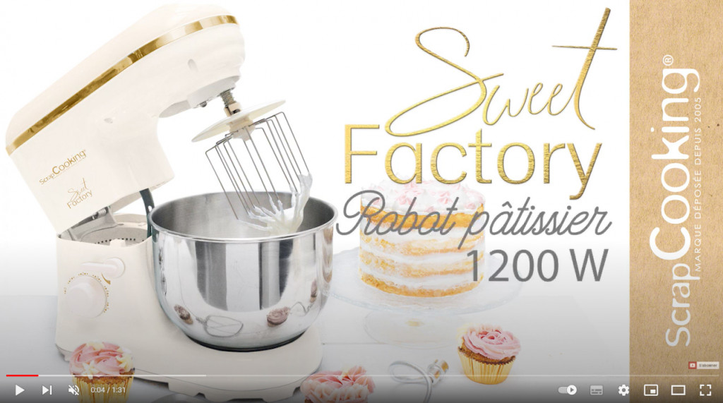 Sweet Factory, notre 1er robot pâtissier !
