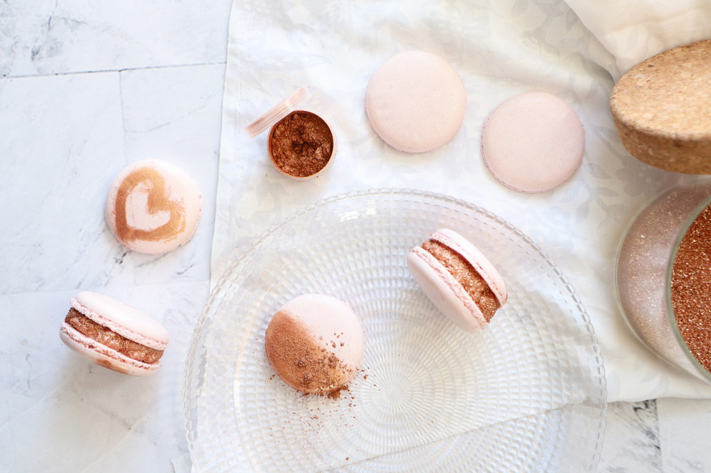 Recette macarons framboises