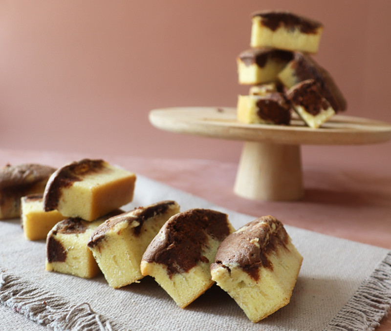 Recette mini cake marbrés (air fryer ou four) 