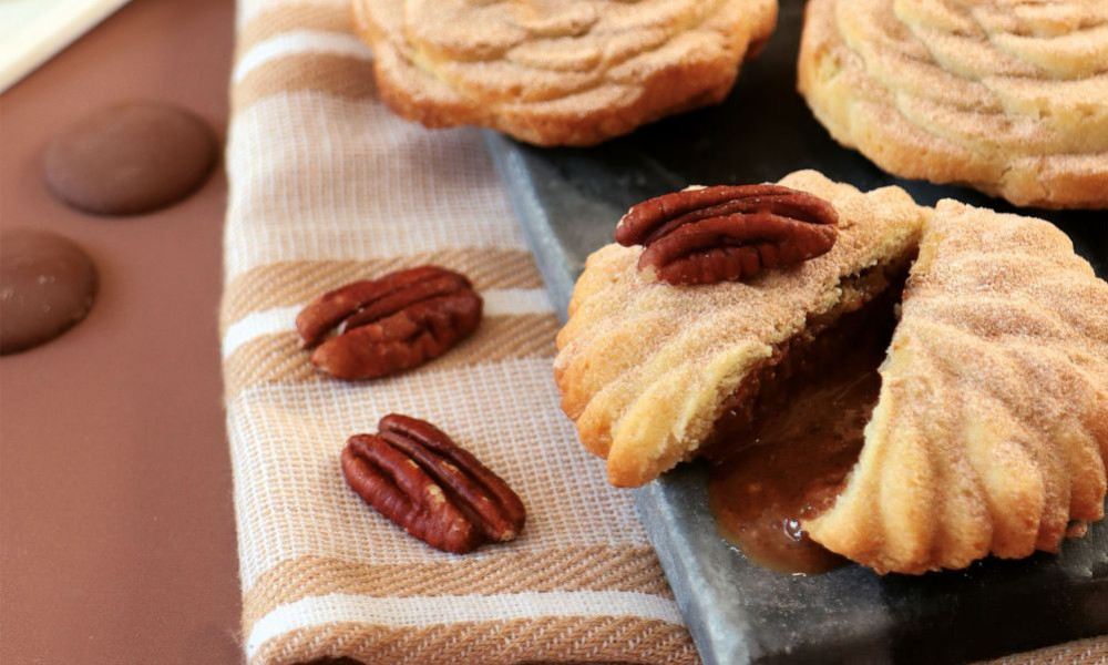 Recette biscuits fourrés Praliné Pécan