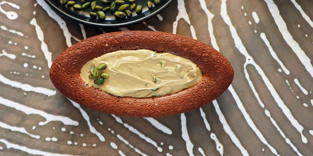 Recette cake pistache fourré crémeux pistache