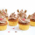 Recette cupcakes rennes de Noël fourrés praliné