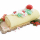 Bûche roulée vanille/framboise