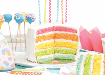Rainbow cake facile et rapide