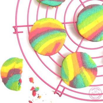 Recette rainbow cookies 