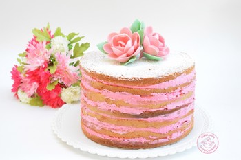 Recette nude cake framboise