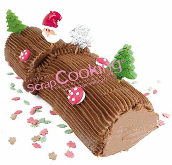 Idée déco pour votre bûche de Noël