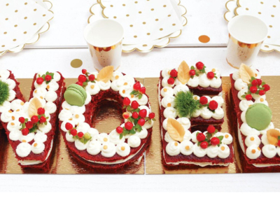 Letter cake Noël