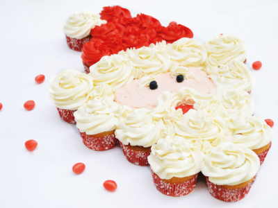 Recette cupcakes Père-Noël