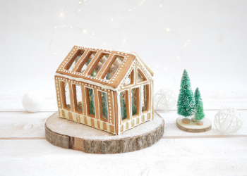 Recette maison pain d'épices - Gingerbread greenhouse