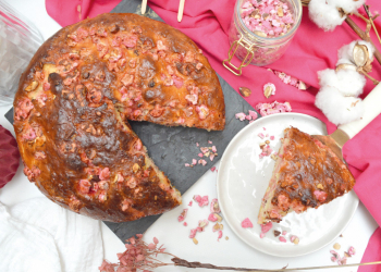 Recette brioche aux pralines roses