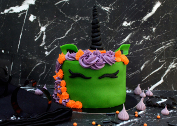 Recette gâteau licorne d'Halloween