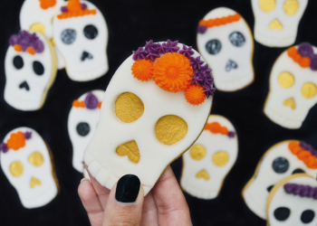 Recette des biscuits calaveras Halloween faciles