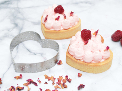 Recette tartelettes cheesecake framboises