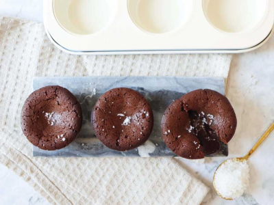 Recette muffins cœur coulant chocolat