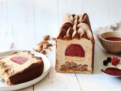 Recette bûche fruits rouges chocolat