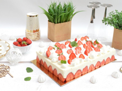 Recette Layer cake licorne façon fraisier