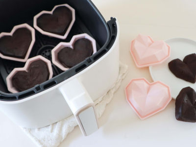 Recette inratable du cœur coulant au chocolat au air fryer (3 en 1)