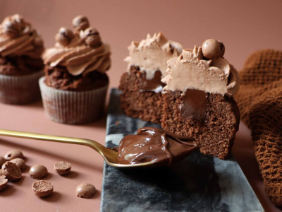 Recette cupcakes Choco Noisette