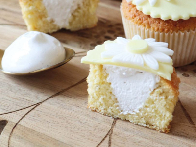 Recette cupcakes vanille marshmallow Marguerite