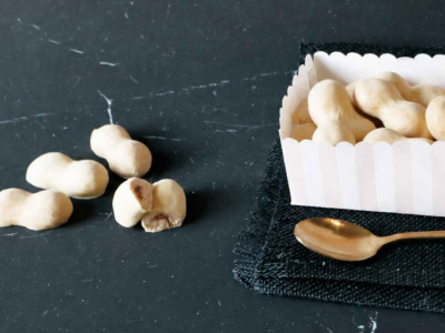 Recette mignardises trompe l'œil cacahuètes